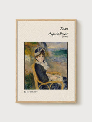 Pierre-Auguste Renoir Print poster in oak frame