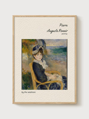 Pierre-Auguste Renoir Print poster in oak frame