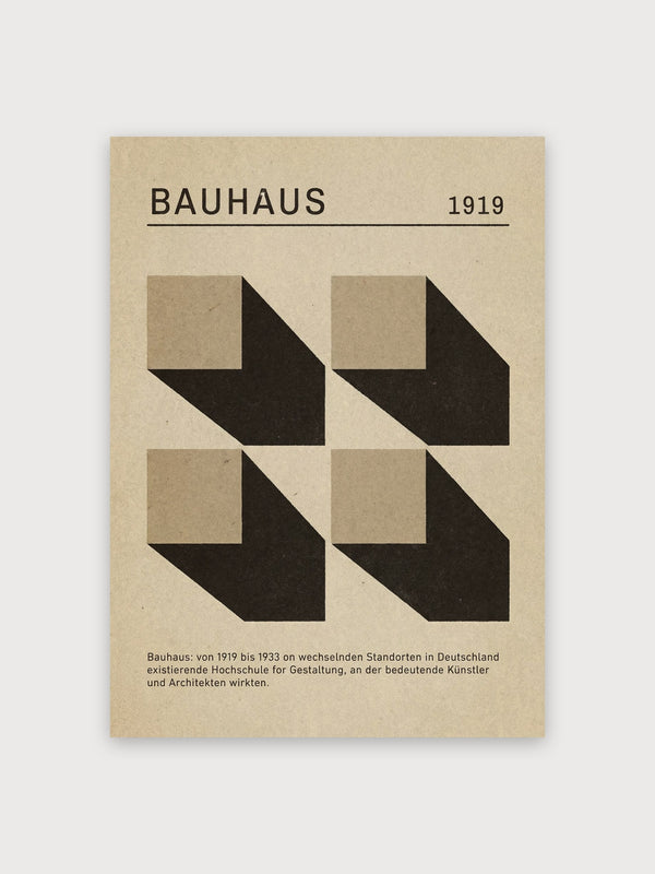 Bauhaus 1919 Print - Digital Download