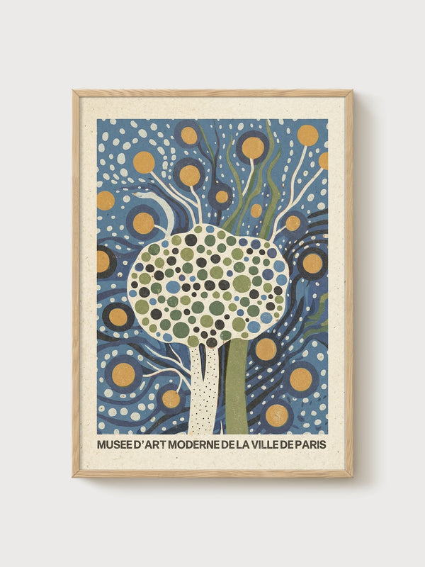 Matisse Print poster in oak frame
