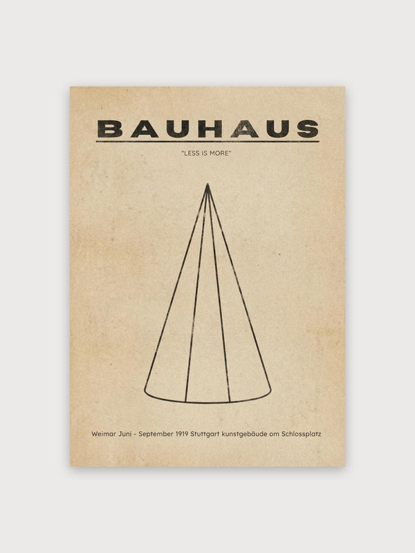 Bauhaus Cone Print - Digital Download
