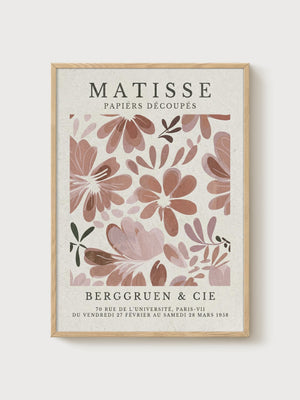 Henri Matisse Print poster in oak frame