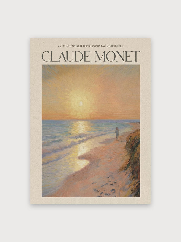 Monet Beach Sunset - Digital Download