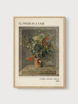 Pierre-Auguste Renoir Print poster in oak frame