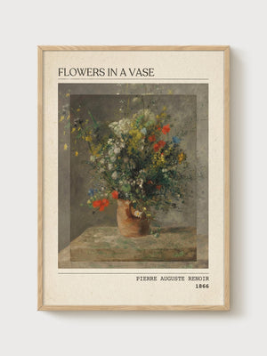 Pierre-Auguste Renoir Print poster in oak frame