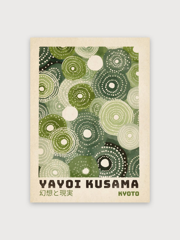 Kusama Green Dots - Digital Download