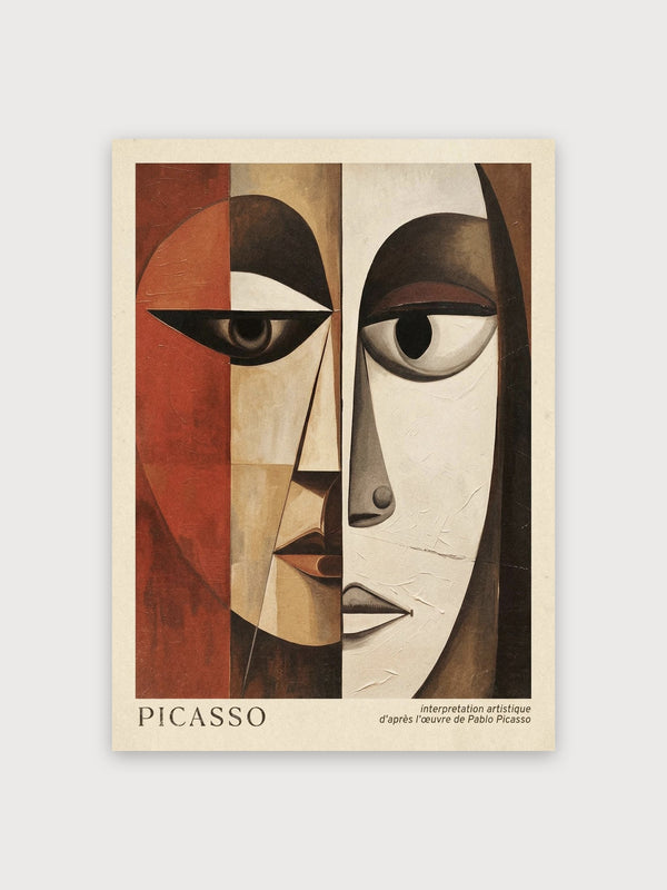 Picasso Cubist Face - Digital Download