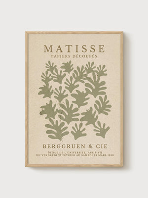 Henri Matisse Print poster in oak frame