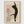 Minimalist Cat Print poster in oak frame