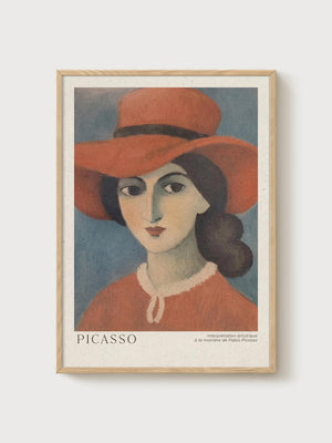 Pablo Picasso Poster poster in oak frame