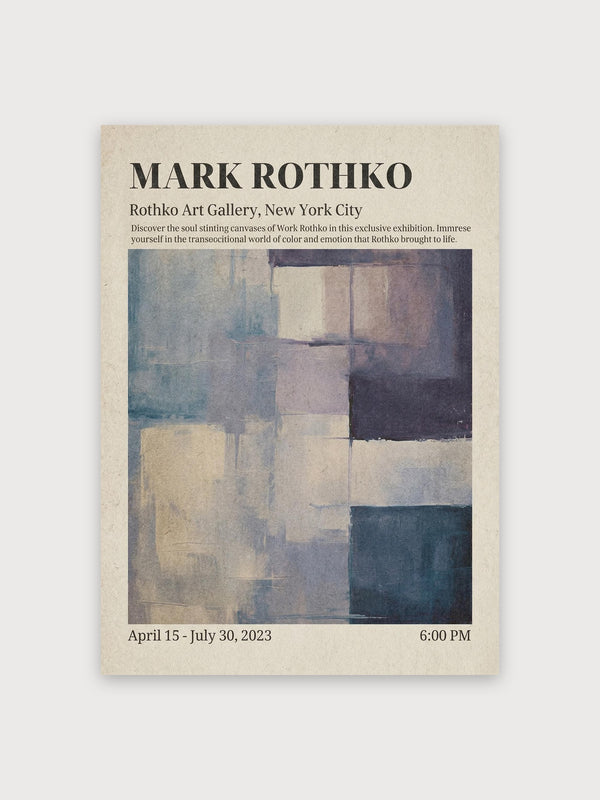Rothko Gallery Poster - Digital Download