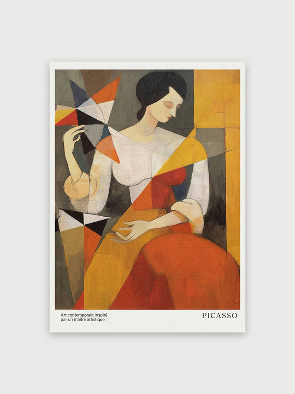 Picasso Cubist Woman - Digital Download