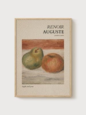Pierre-Auguste Renoir Print poster in oak frame