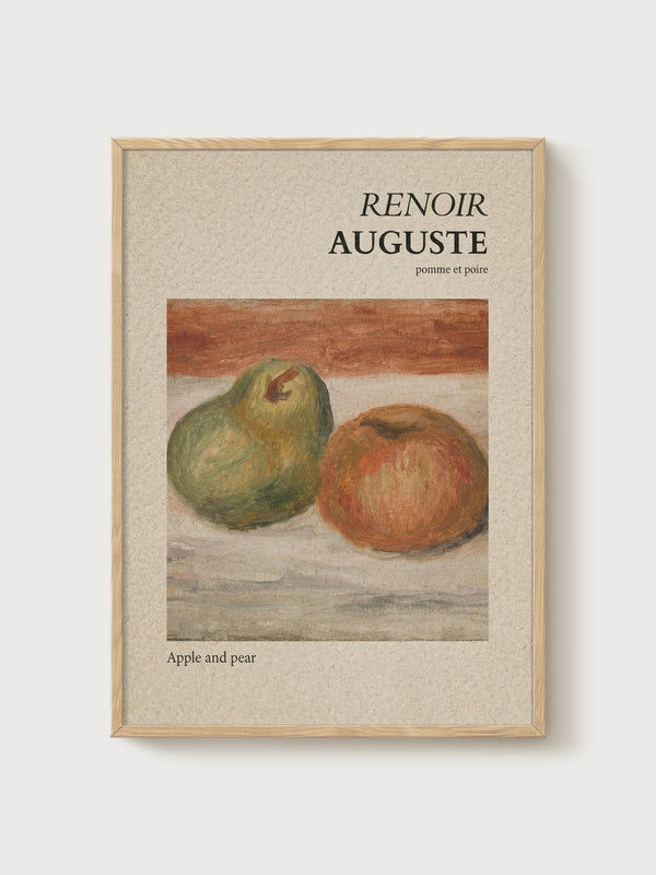 Pierre-Auguste Renoir Print poster in oak frame