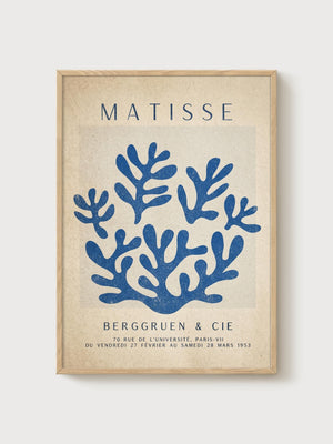 Henri Matisse Print poster in oak frame
