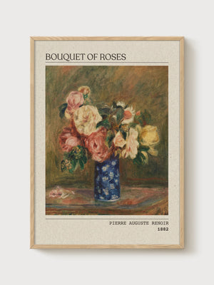 Pierre-Auguste Renoir Print poster in oak frame