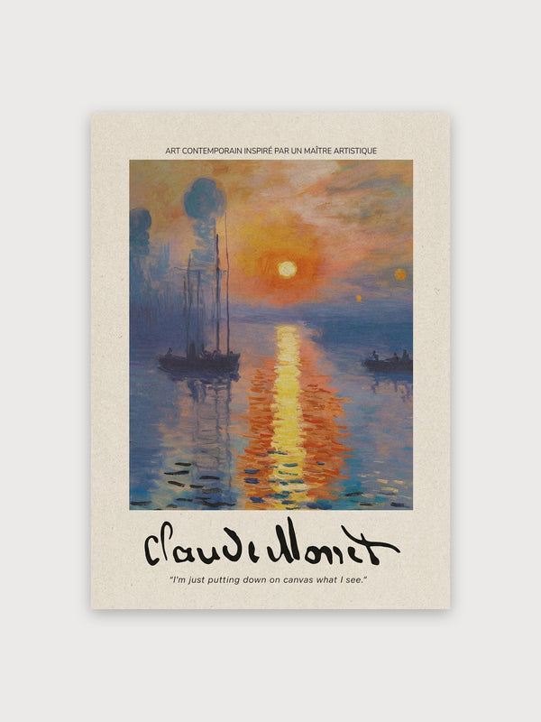 Monet Sunrise Print - Digital Download