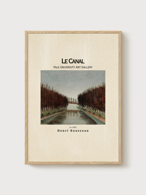 Henri Rousseau Print poster in oak frame