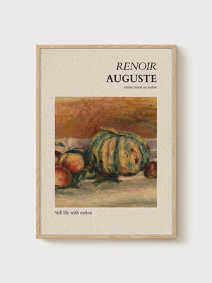 Pierre-Auguste Renoir Print poster in oak frame
