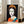 Queen Elizabeth II pop art poster in black and radiant color blocking, displayed as a framed statement piece of modern wall art.