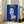 Bold pop art portrait of a royal figure in cool blue tones with flattened features and graphic intensity, exemplifying Warhol's iconic reinterpretation of famous subjects.