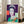 Queen Elizabeth II depicted in striking purple tones as a modern pop art print, exemplifying the Reigning Queens series aesthetic.