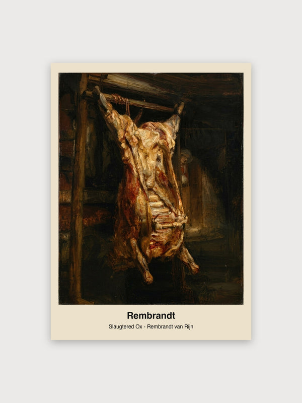 Slaugtered Ox - Rembrandt van Rijn - Digital Download
