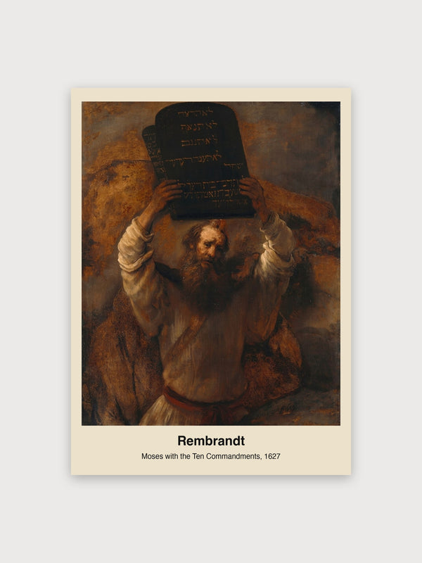Moses with the Ten Commandments - Digital Download