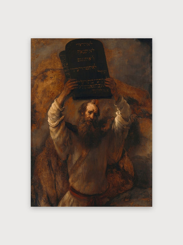 Moses with the Ten Commandments - Digital Download