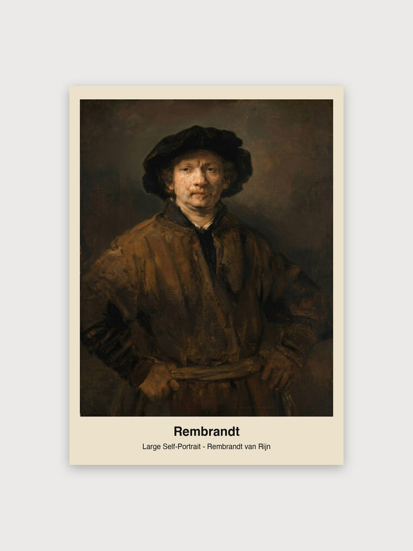 Large Self-Portrait - Rembrandt van Rijn - Digital Download