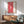 Minimalist woodblock-style wall poster featuring crimson arabesque textile pattern with cream offset, Art Nouveau influence.