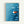 Framed modern art print depicting one vibrant orange fish in contemplative motion through cool blue waters, rendered in a calm, minimalist aesthetic.