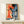 Framed Bauhaus-style poster featuring a cool silhouette of a musician playing trumpet against geometric shapes in vibrant blues and warm oranges.