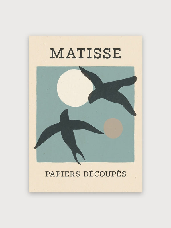 Matisse Papiers Découpés Birds Moon - Digital Download