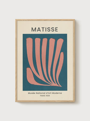Matisse Print poster in oak frame