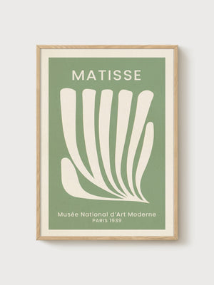 Matisse Painting Poster poster in oak frame