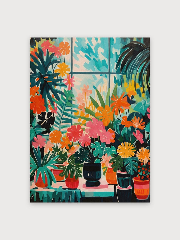 Colorful Window Garden Plants - Digital Download