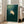 Contemporary coastal wall art depicting a serene sea turtle in deep ocean green and gold accents against a teal background, minimalist and soothing.