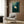 Peaceful ocean-inspired poster showing a sea turtle silhouette in soft teal and cream tones, a minimalist print that brings calm, zen energy to any room.