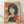 Vintage Japanese woodblock-style portrait of a woman with stylized hair in cream, rust red, and navy blue tones, evoking classic Showa era cinema aesthetics.
