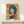 Minimalist Japanese retro artwork of a woman with striking hair rendered in cream, rust red, and navy blue palette, capturing vintage 1950s poster sensibilities.