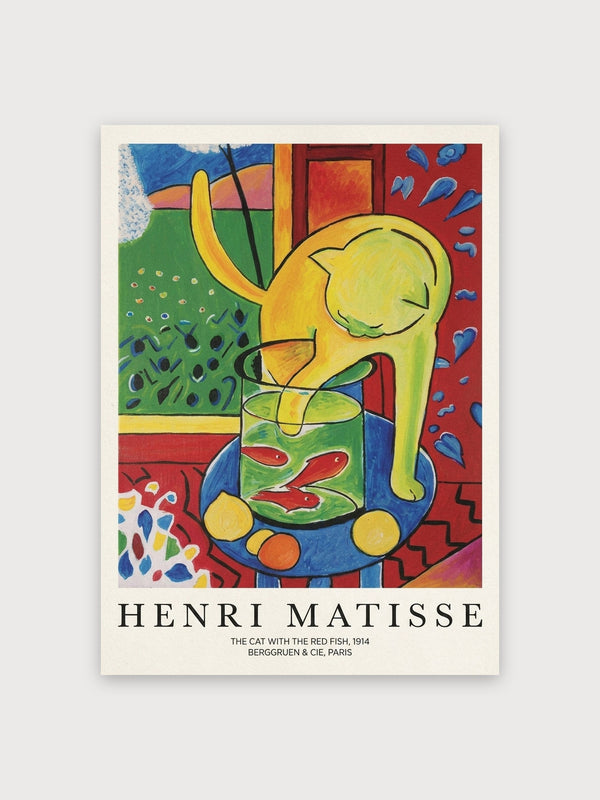 Henri Matisse Cat Red Fish 1914 - Digital Download