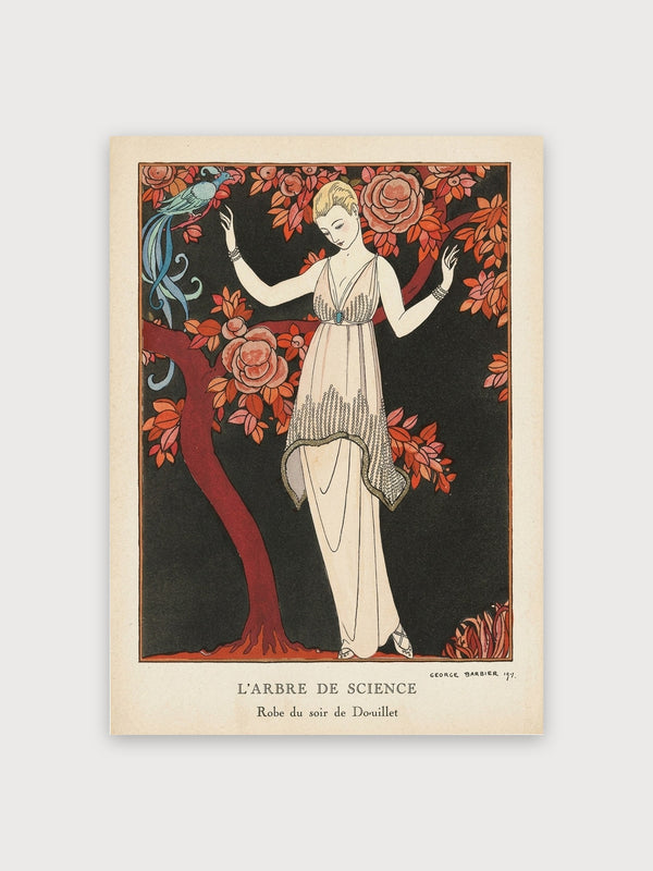 Art Nouveau Woman Tree Evening Gown - Digital Download