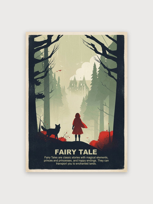 Fairy Tale Forest Castle Silhouette - Digital Download