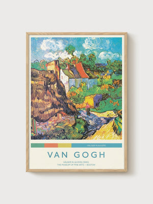 Van Gogh Poster poster in oak frame
