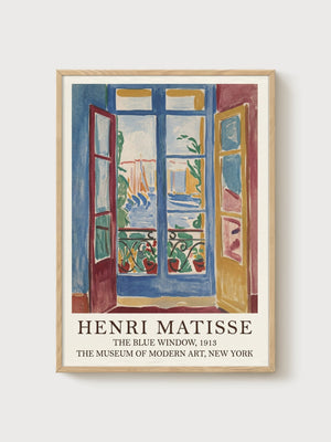 Henri Matisse Print poster in oak frame