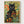 Black Cat Art Print poster in oak frame