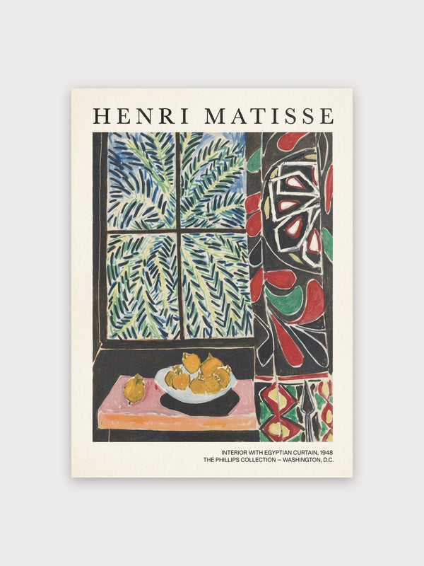 Matisse Interior Egyptian Curtain - Digital Download