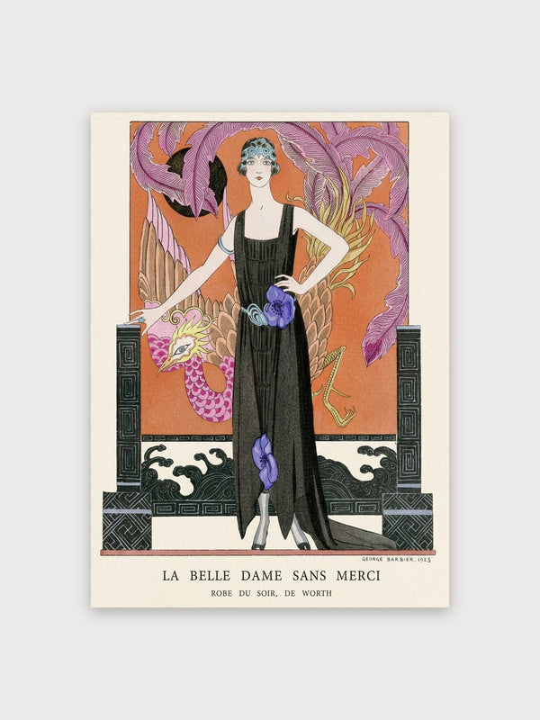 Art Deco Fashion Woman Dragon 1923 - Digital Download