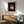 Abstract study of ecclesiastical authority rendered in a palette of gray, cream, and burnt orange; provocative modern art suitable for office or gallery.